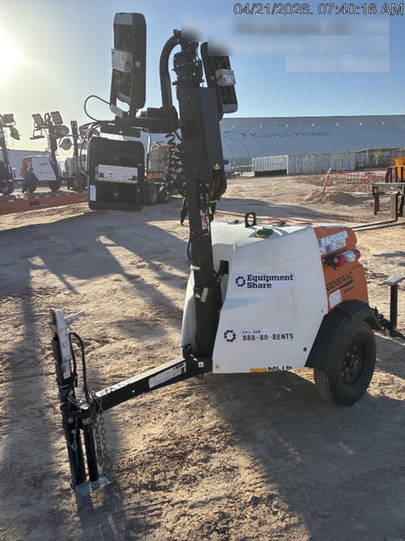 2024 Generac MLT2 Diesel, Flex Switch 120V Input, Powerzone Controller, 
(4) 320W LED Lights, 4kW Generator, 39.9 Gal Fuel Tank, 2" Ball, T3