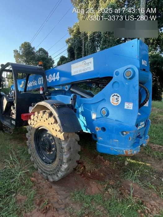2018 Genie GTH-844 Genie GTH-844D w/Open ROPS, Solid Tires, Work Light/Beacon, 60" Carriage and Forks