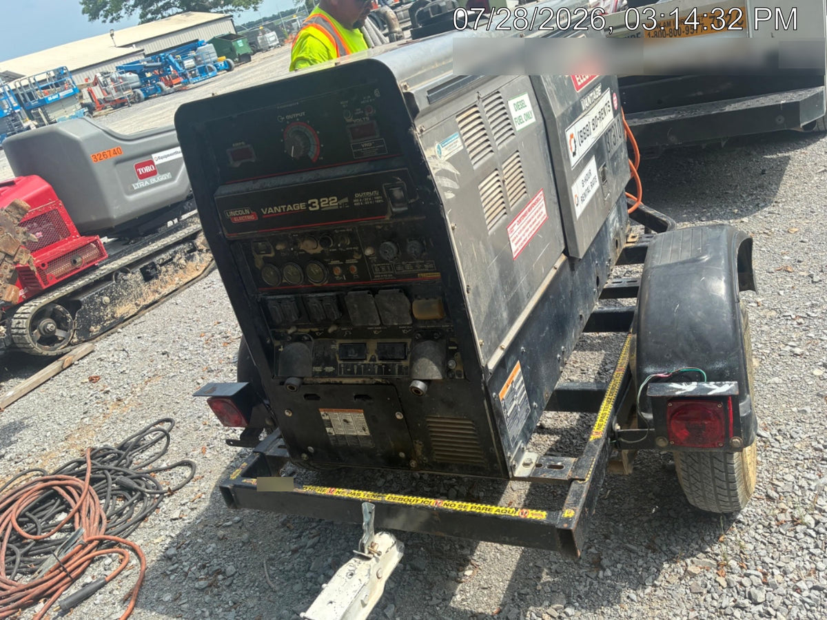 2024 Lincoln Electric LE400 Kubota V1505, Trlr, Cable Rack, Light Kit, ES Decals, T3