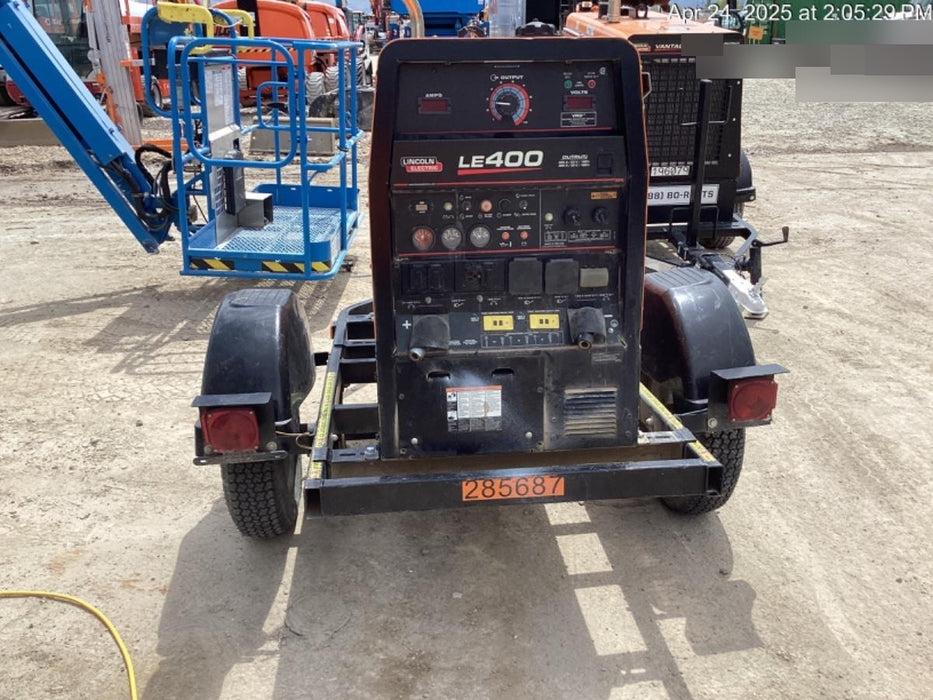 2022 Lincoln Electric LE400 Kubota V1505, Trlr, Cable Rack, Light Kit, ES Decals, T3