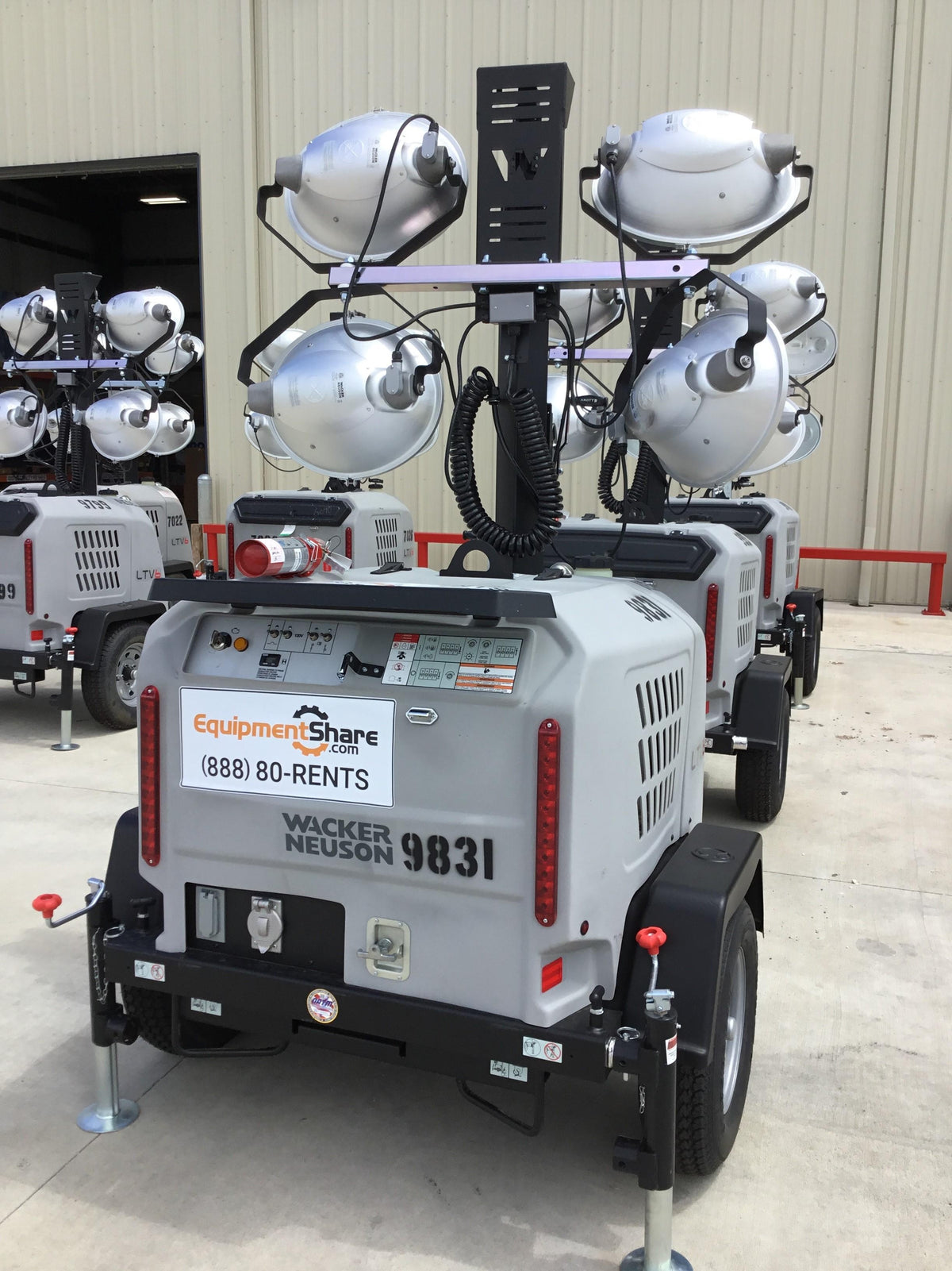 Wacker Neuson LTV6K-MH Wacker Neuson LTV6K Towable Light Tower