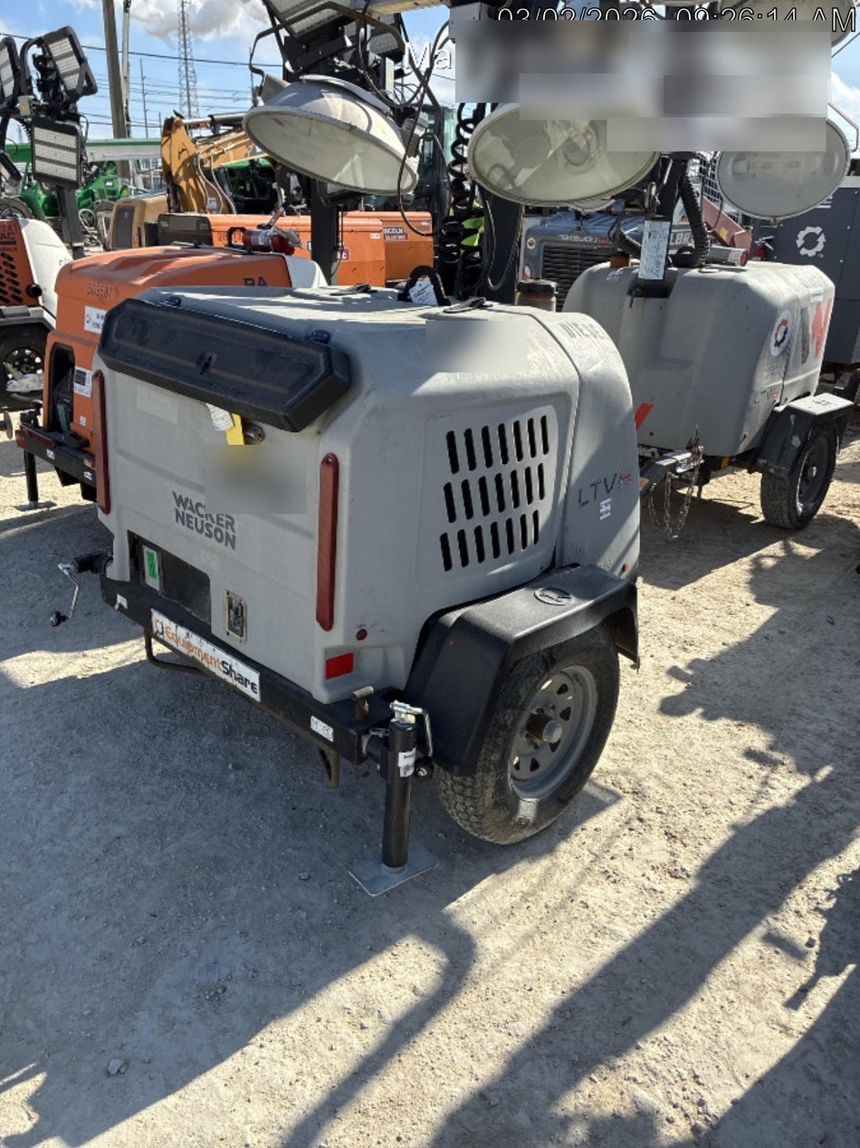 2018 Wacker Neuson LTV6L-MH Wacker Neuson LTV6L Mobile Light Tower w/Fuel Level Sensor Installed