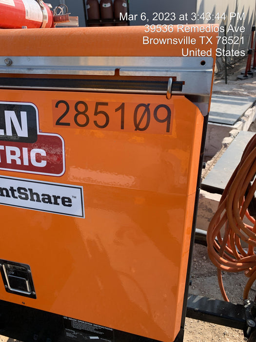 2022 Lincoln Electric LE400 Kubota V1505, Trlr, Cable Rack, Light Kit, ES Decals, T3