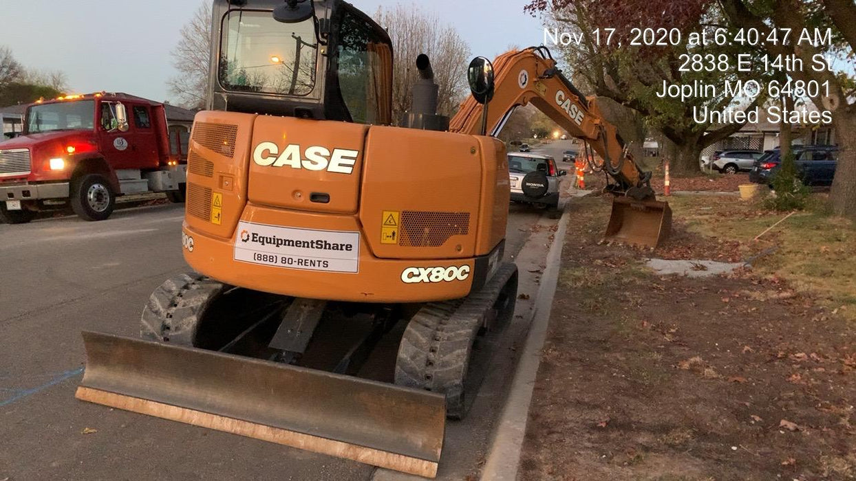 2018 Case CX80C CASE CX80C