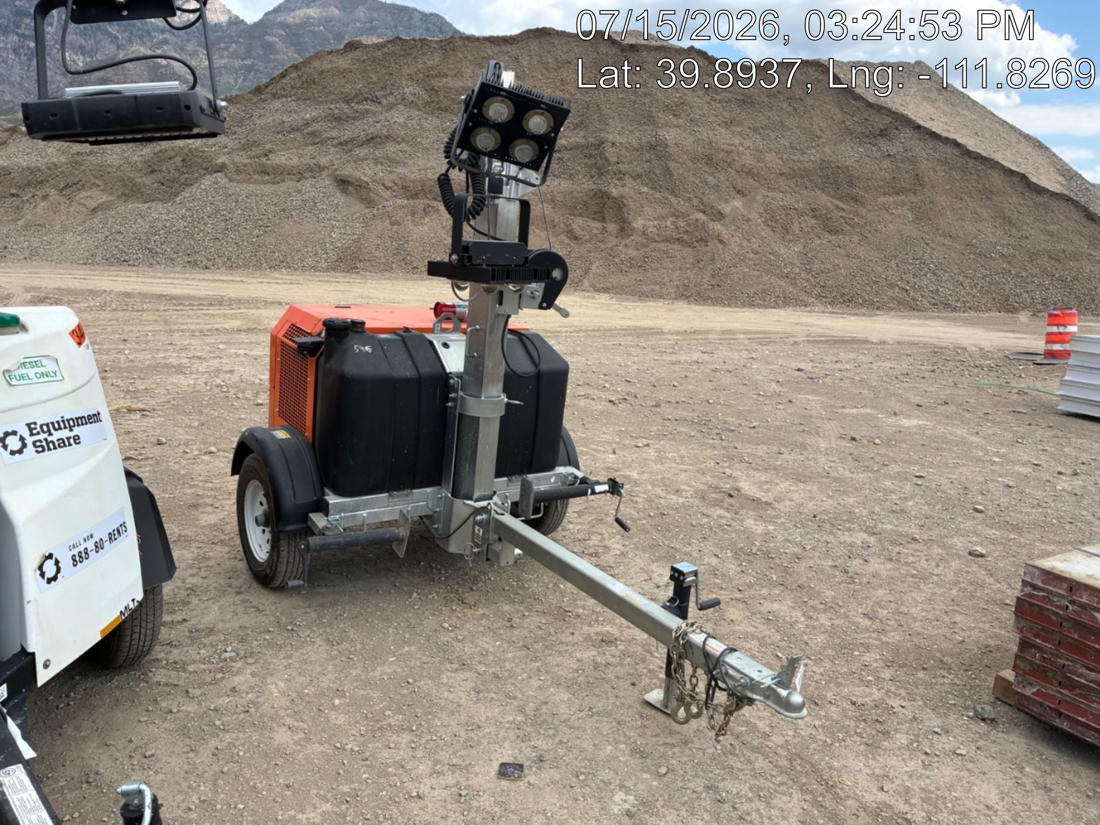 2024 Wanco WLTT-4MM4K Diesel, Deep Sea Controller, Shore Power Plug, Auto Start, (4) 350W LED Floodlights, 4kW Generator, 60 Gal Fuel Tank, 2" Ball, T3