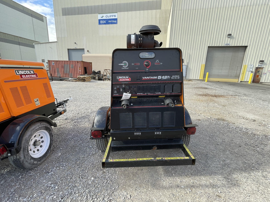 2021 Lincoln Electric Vantage 549X Ready Pak 3, ORANGE (includes trailer, cable rack, fender light kit)