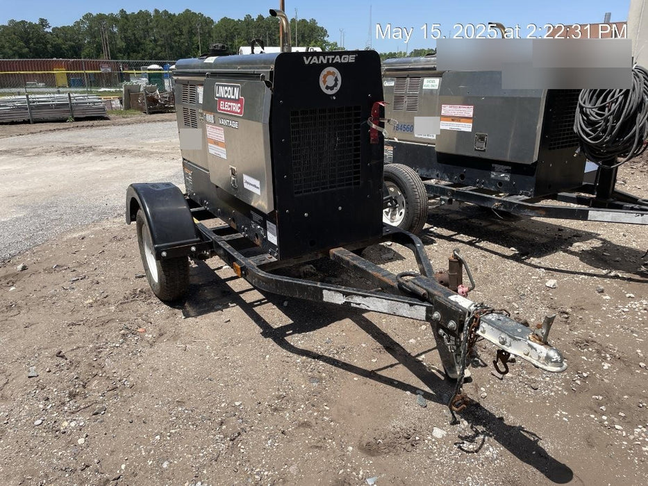 2018 Lincoln Electric Vantage 322 Lincoln Vantage 322 Welder Ready Pak 3 - Vantage 322, Trailer, Fender and light kit, Cable rack