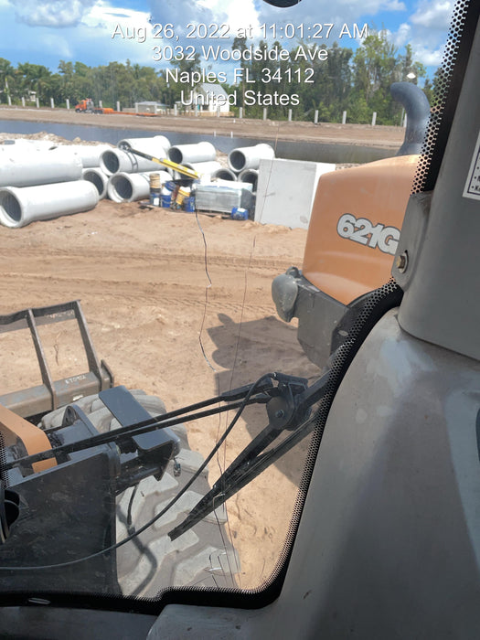 2018 Case 621G CLOSED CAB, 1 FUNCTION, JRB 416 STYLE HYD COUPLER