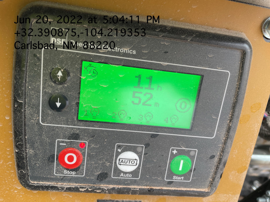 2022 Allmand NLV3GR (4) LED Light Fixture 350W, 23' Vertical Mast, 3kW Prime, Towable, Deep Sea L401, Leveling Jacks, Yanmar T4F 5.8hp