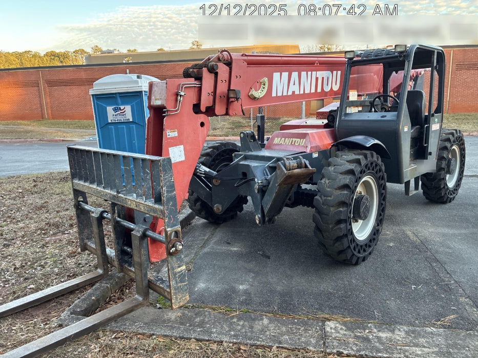2018 Manitou MTA10055 Manitou MTA 10055 w/Open ROPS, Work Lights/Strobe, Aux Hyd, Solid Tires, Lift Hook, 66" Carriage, 60" Forks