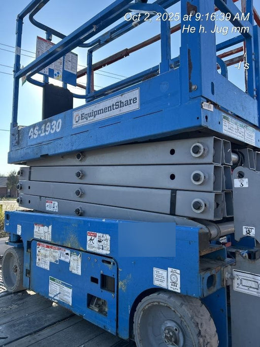 2020 Genie GS-1930 Solid Non Marking Tires, Beacon, Folding rails with half height swing gate