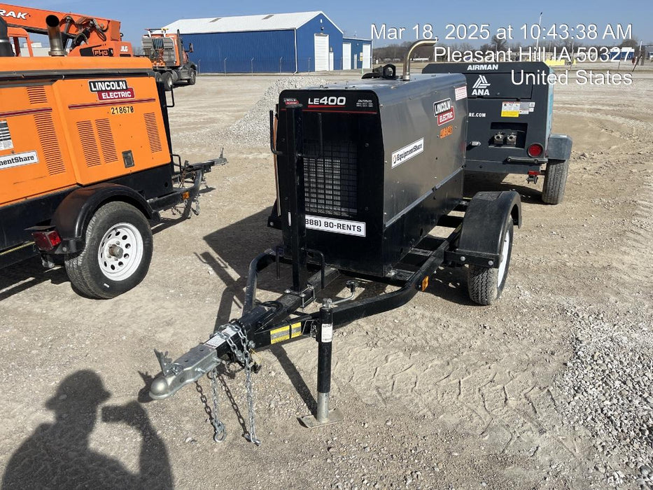 2024 Lincoln Electric LE400 Kubota V1505, Trlr, Cable Rack, Light Kit, ES Decals, T3