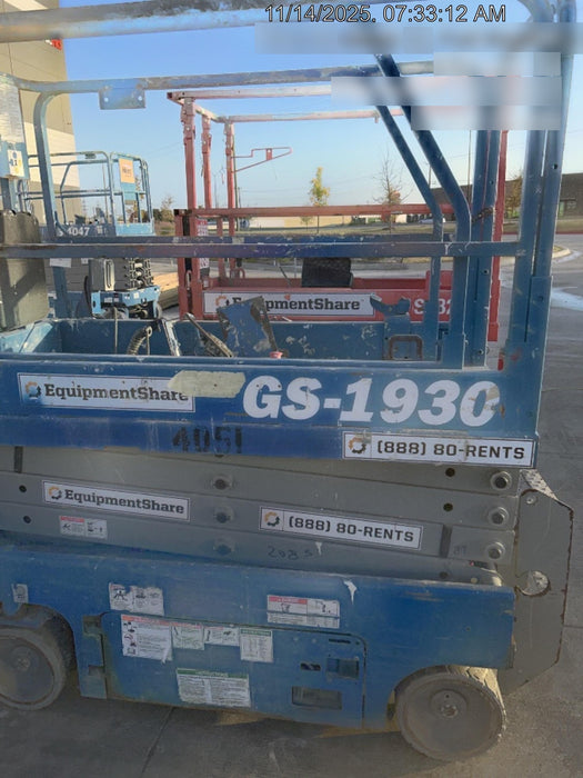 2017 Genie GS-1930 Genie GS1930 Scissor Lift