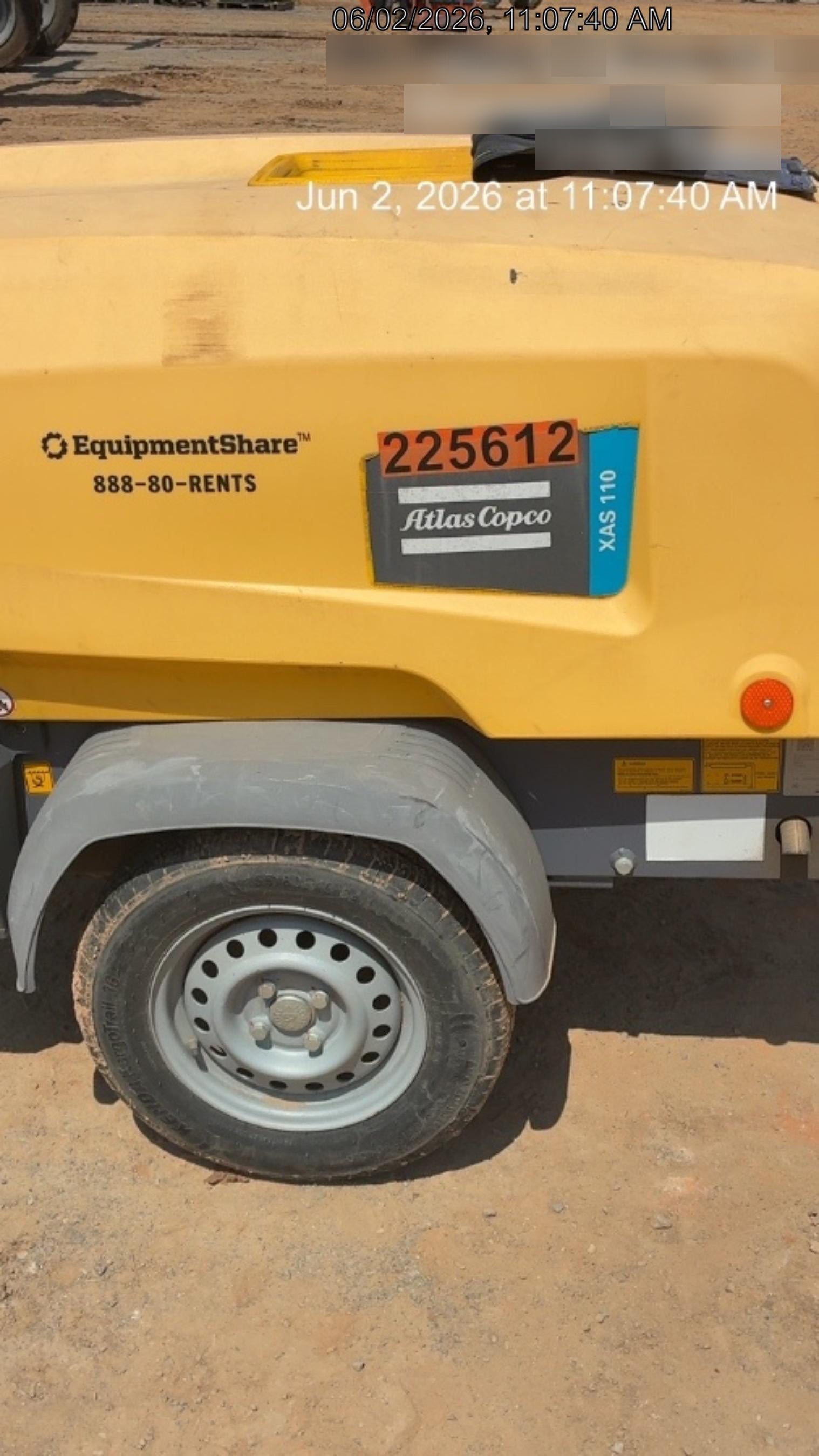 2022 ATLAS COPCO XAS 110