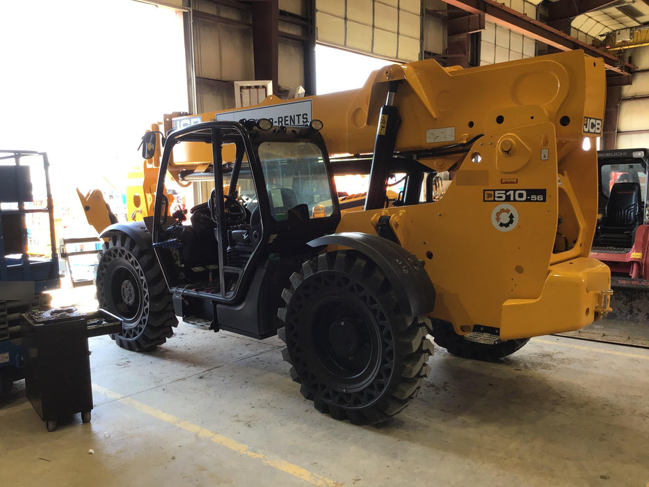 2020 JCB 510-56 Canopy, Solid Tires, Work Lights, Beacon, Aux Hydraulics, Back up Alarm, Lifting Eye, ES Decals