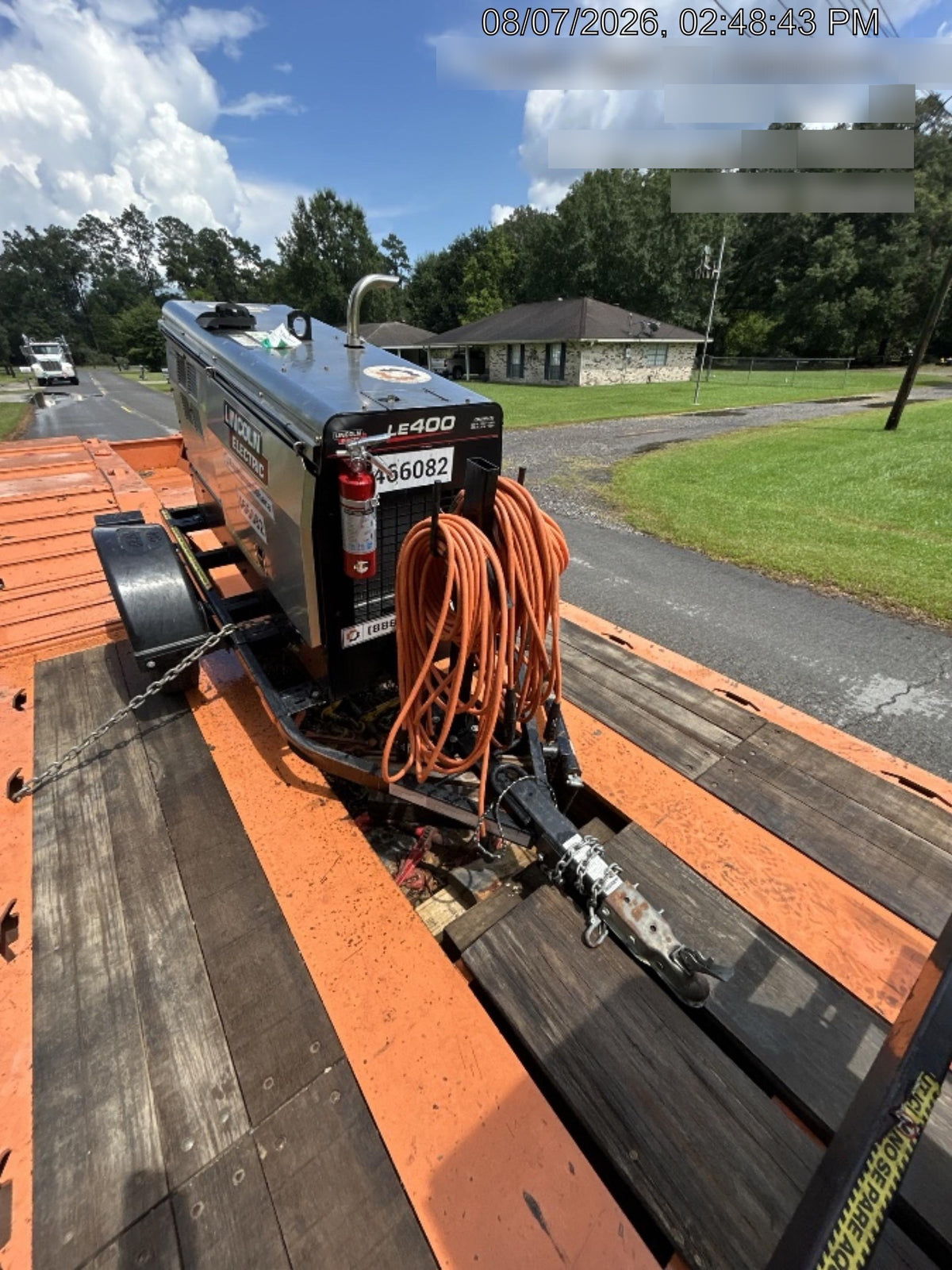 2024 Lincoln Electric LE400 Kubota V1505, Trlr, Cable Rack, Light Kit, ES Decals, T3