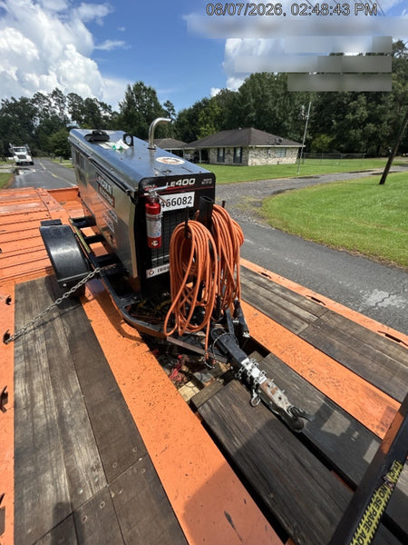 2024 Lincoln Electric LE400 Kubota V1505, Trlr, Cable Rack, Light Kit, ES Decals, T3