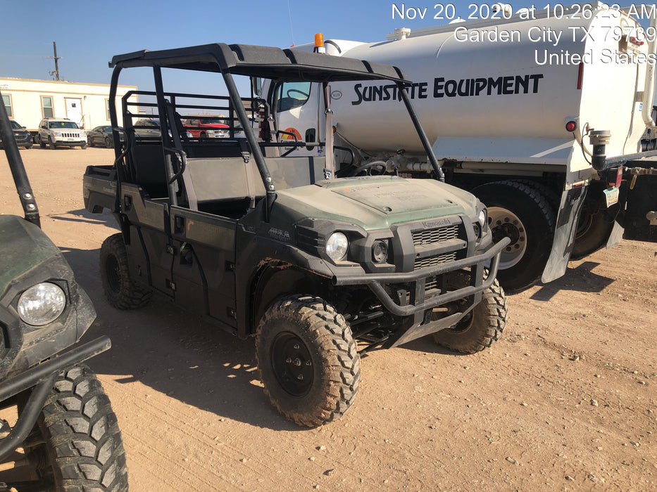 2019 Kawasaki Mule PRO-DXT Standard Options, Backup Alarm, Beacon, Plastic Hard Top, Poly Windshield, Horn Kit