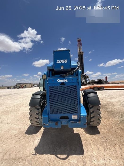 2019 Genie GTH-1056 Cab/Heat/AC, Solid RT Tires, LED Work Lights, Beacon 60" QA Carriage, 60" Forks