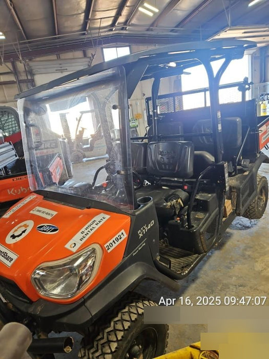 2022 Kubota RTV-X1140W-H Plastic Canopy, Windshield Acrylic Clear, LED Strobe Light, Wire Harness Kit, Back up Alarm