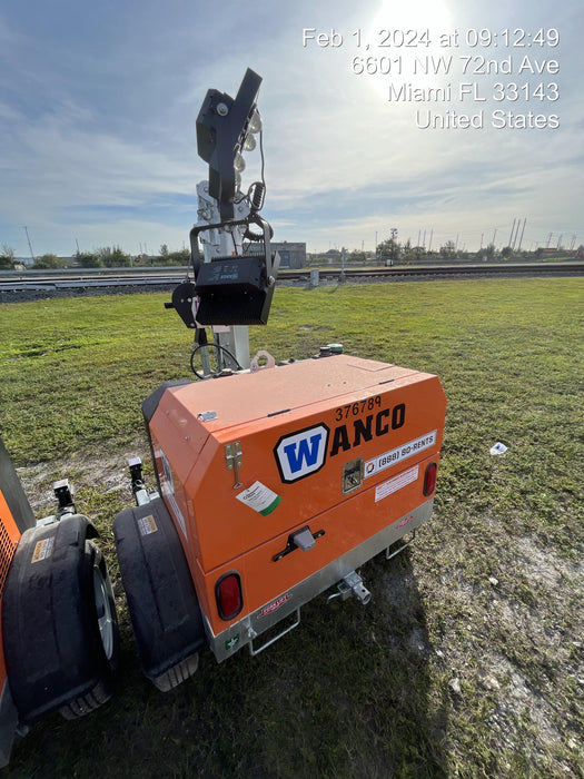 2023 Wanco WLTT-4MM4K Diesel, Deep Sea Controller, Shore Power Plug, Auto Start, (4) 350W LED Floodlights, 4kW Generator, 60 Gal Fuel Tank, 2" Ball, T3