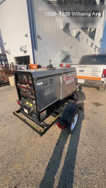 2024 Lincoln Electric LE400 Kubota V1505, Trlr, Cable Rack, Light Kit, ES Decals, T3