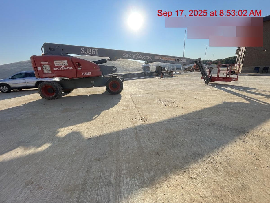 2018 Skyjack SJ86T Skyjack SJ86T w/Diesel Engine, Foam Filled Tires, Flashing Beacon, Glazier Kit