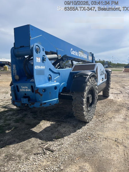 2018 Genie GTH-844 Genie GTH-844 w/ROPS, Work Lights, Solid Tires, RH Cab Mesh, Beacon, 60" Carriage and Forks