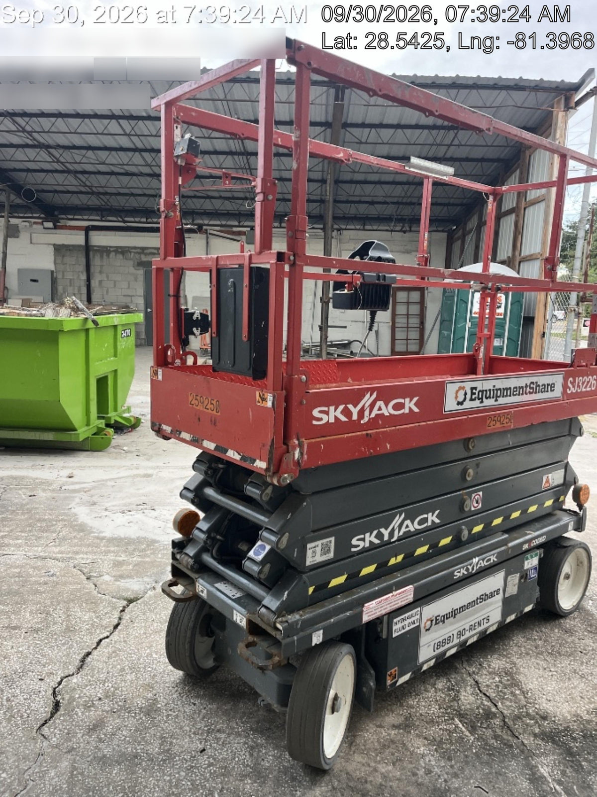2022 SKYJACK SJ3226