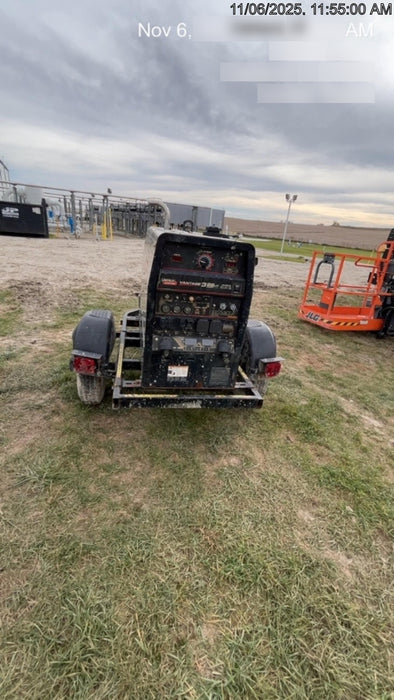 2019 Lincoln Electric Vantage 322 Ready-Pak 3, Two Wheel Trailer, Fender and Light Kit, Cable Rack