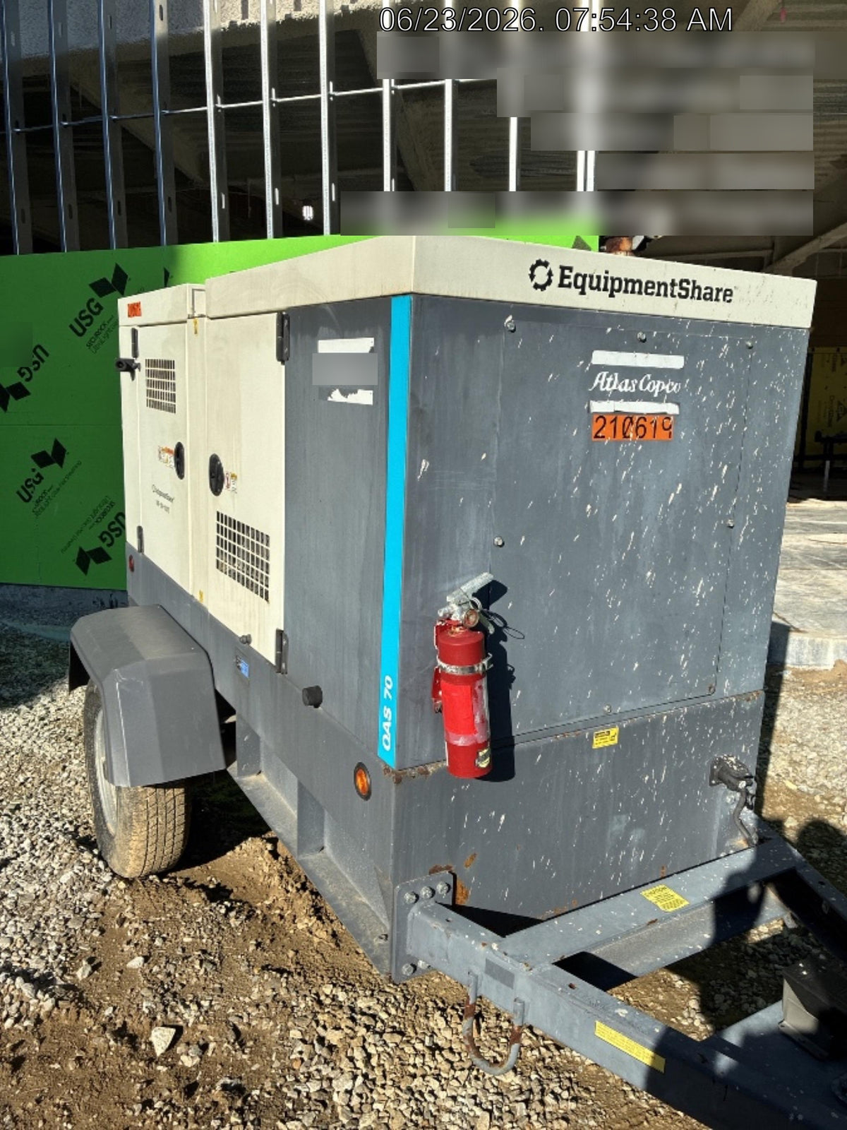 2022 ATLAS COPCO WAGNER QAS 70
