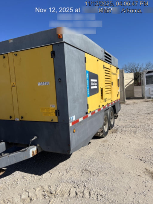 2021 ATLAS COPCO XAS 1800
