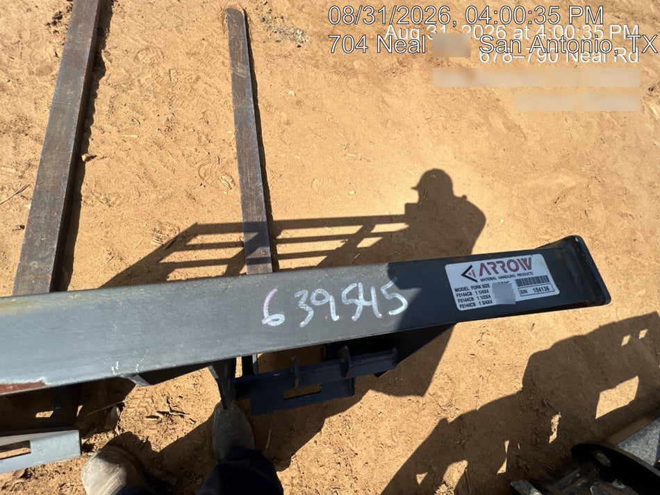 2026 ARROW MATERIAL HANDLING 72" Pallet Forks - Arrow