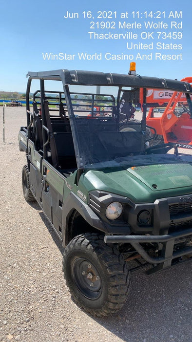 2019 Kawasaki Mule PRO-DXT Standard Options, Backup Alarm, Beacon, Plastic Hard Top, Poly Windshield, Horn Kit