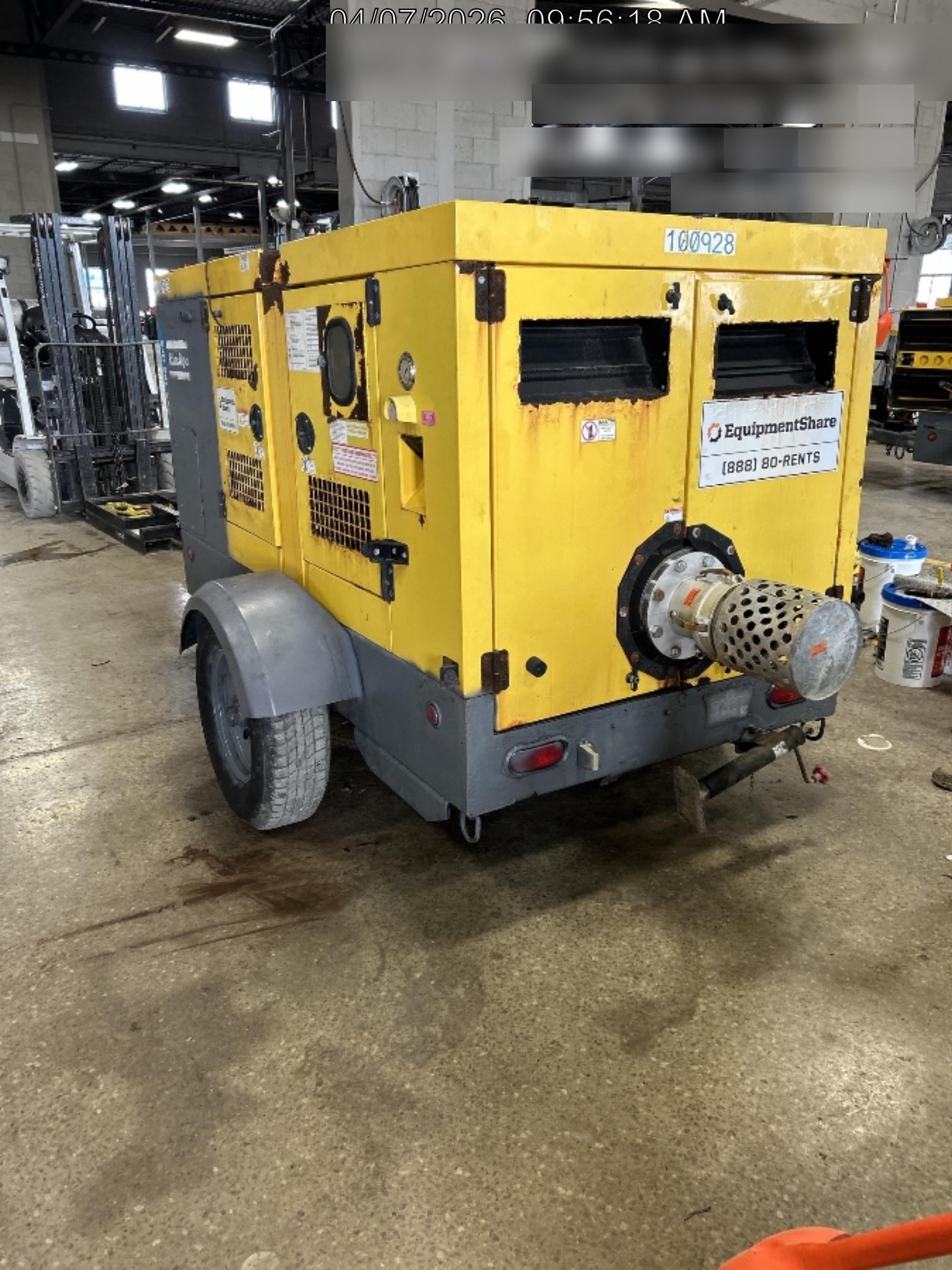 2020 ATLAS COPCO PAS 150 HF CS Enclosed