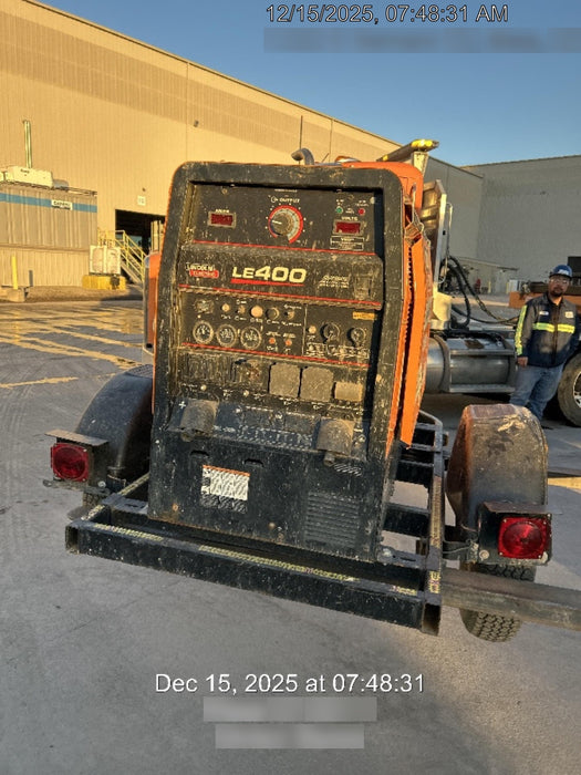 2023 Lincoln Electric LE400 Kubota V1505, Trlr, Cable Rack, Light Kit, ES Decals, T3