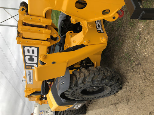 2020 JCB 510-56 Cab/Heat/Air, 74 HP, Solid Tires, STD Worklight, Beacon, Aux Hydraulics, Lifting Eye, Back up Alarm w/66" Carriage/60" Forks