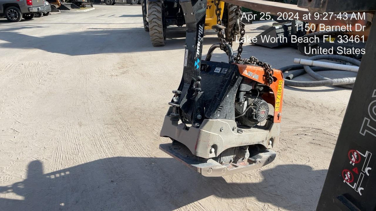 2023 Multiquip MV308GH Honda GX270, 18" Plate, Tachometer