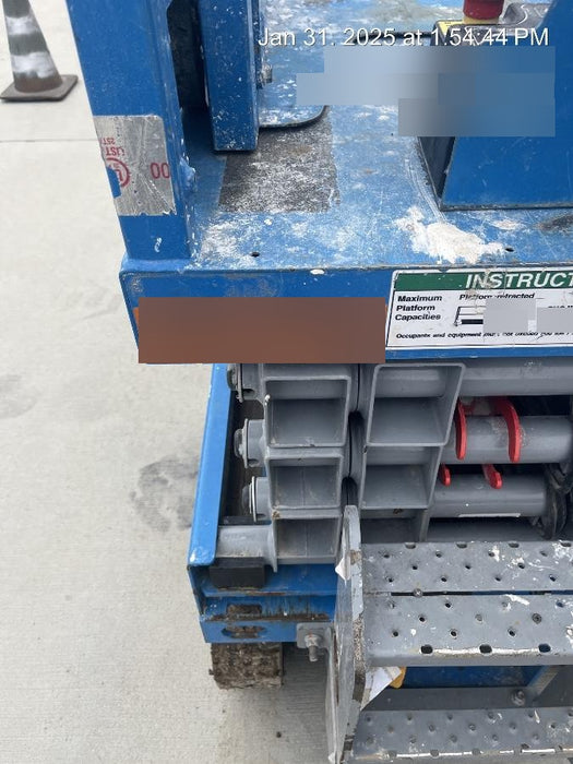 2019 Genie GS-1930 Fixed rails with chain Entry