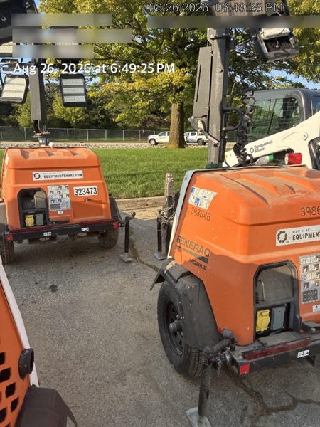 2024 Generac MLT2 Diesel, Flex Switch 120V Input, Powerzone Controller, 
(4) 320W LED Lights, 4kW Generator, 39.9 Gal Fuel Tank, 2" Ball, T3