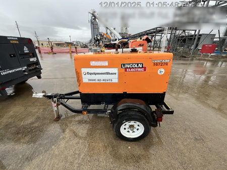 2021 Lincoln Electric Vantage 322 Vantage 322 Ready Pak 3 w/ Decals, ORANGE (includes trailer, cable rack, fender light kit) NO Telematics