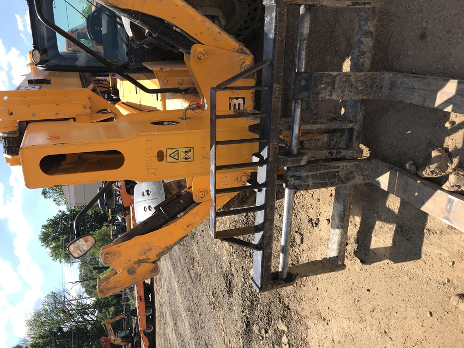 2019 JCB 512-56 Enclosed Cab, 74 HP, Solid Tires, Worklights, Beacon, Aux Hydraulics, Lifting Eye 60" Carriage/60" Forks