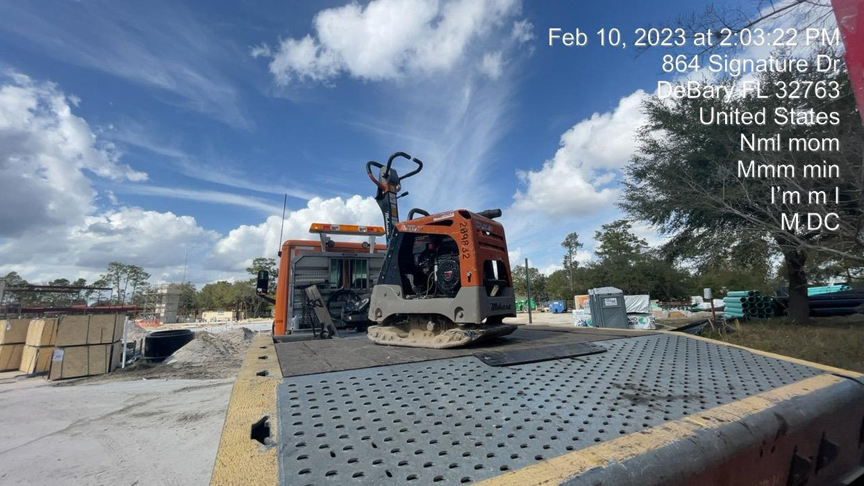 2022 Multiquip MVH408GH Reversible Plate Compactor, Gas