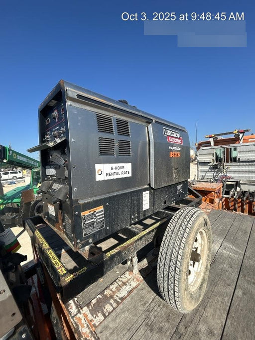 2021 Lincoln Electric Vantage 322 Vantage 322 Ready Pak 3 w/ Decals, ORANGE (includes trailer, cable rack, fender light kit) NO Telematics