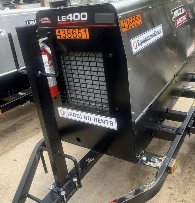 2024 Lincoln Electric LE400 Kubota V1505, Trlr, Cable Rack, Light Kit, ES Decals, T3