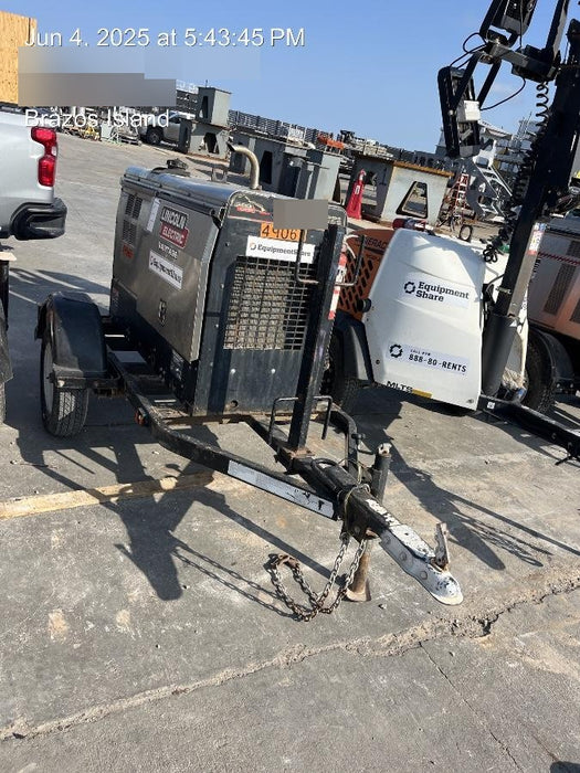 2019 Lincoln Electric Vantage 322 Ready-Pak 3, Two Wheel Trailer, Fender and Light Kit, Cable Rack