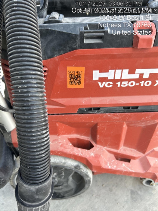 2025 HILTI VC 150-10 X
