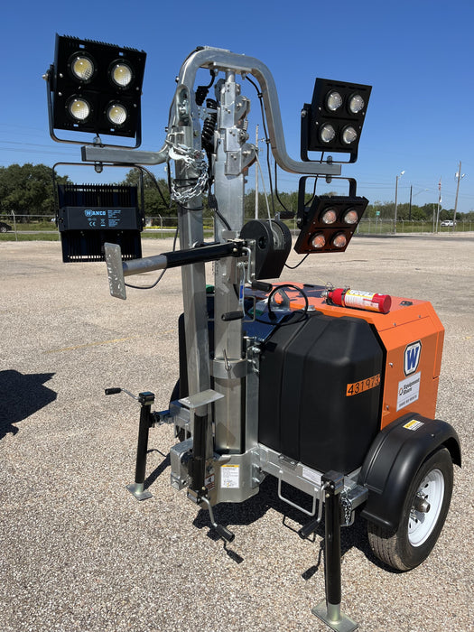 2024 Wanco WLTT-4MM4K Diesel, Deep Sea Controller, Shore Power Plug, Auto Start, (4) 350W LED Floodlights, 4kW Generator, 60 Gal Fuel Tank, 2" Ball, T3