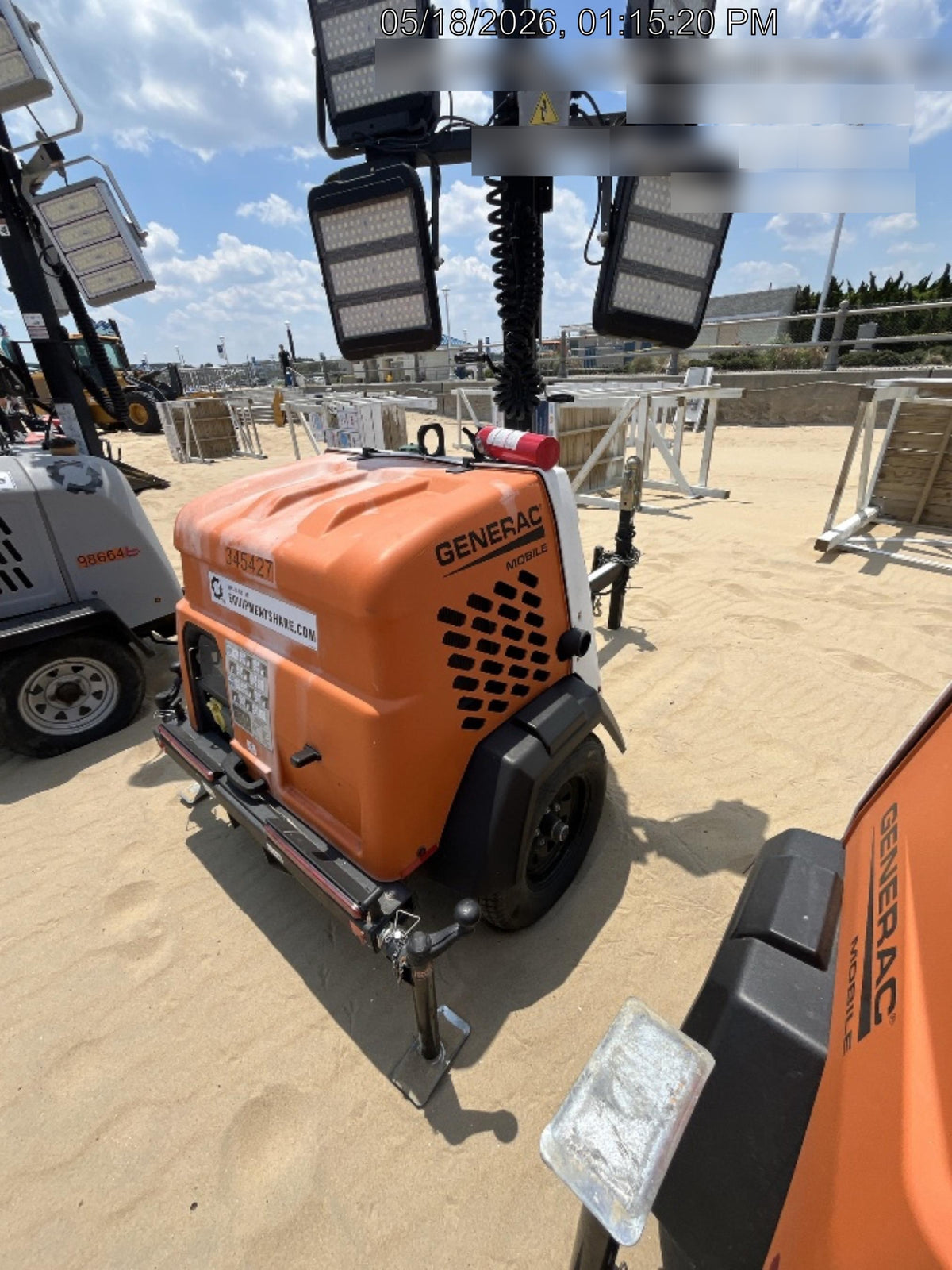 2023 Generac MLT2 Diesel, Flex Switch 120V Input, Powerzone Controller, (4) 320W LED Lights, 4kW Generator, 39.9 Gal Fuel Tank, 2" Ball, T3