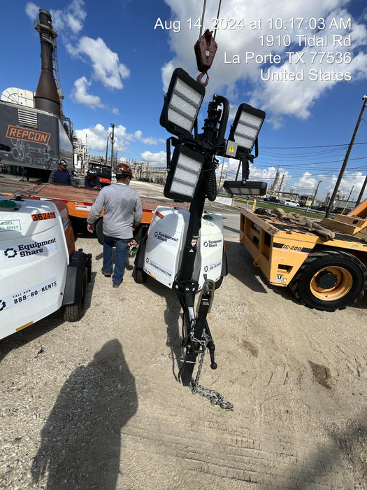 2023 Generac MLT2 Diesel, Flex Switch 120V Input, Powerzone Controller, 
(4) 320W LED Lights, 4kW Generator, 39.9 Gal Fuel Tank, 2" Ball, T3
